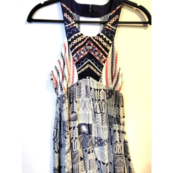 Flying Tomato Embroidered Print Tunic Dress - Picture 3 of 8